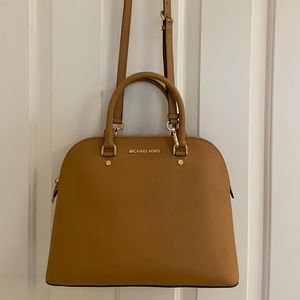 Michael Kors tan satchel (Gently Used)